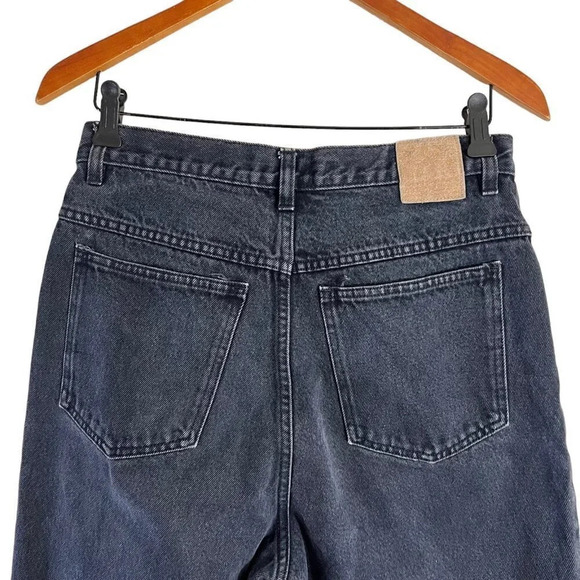 Jennifer Moore Petites Gray Denim Jeans Size 14 High Waist Mom Fit 100% Cotton - Picture 4 of 10